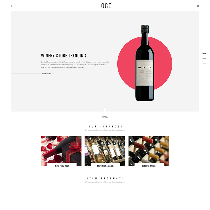 红酒品牌官网设计方案